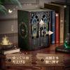 OTIOTHING Miniature House Book Nook Kit Wizard's Hut 3D Wooden DIY Puzzle Dollhouse with LED Lights Bookshelf Insert Handmade Craft Model Adult
