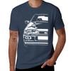 Classic Car Sierra RS Cosworth Sapphire Dr TShirt Anime Clothes Tops Unisexs White T Shirts