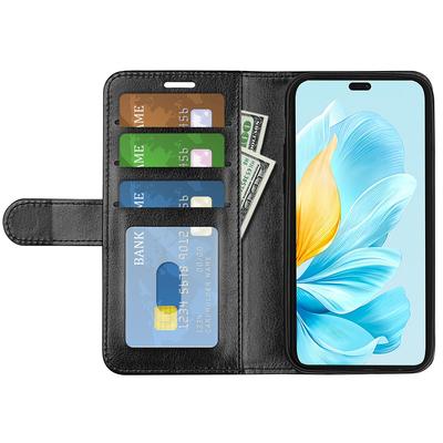 Etui na telefon Honor 200 Lite Skóra o fakturze Crazy Horse Folio Klapka z portfelem