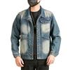 New Denim Jacket for Men's Retro Multi-pocket Jacket Wash Nostalgic Denim Jacket