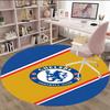 1pc C-Chelsea  Carpet, Round Rug, Comfortable, Suitable for Entryways, Living Rooms, Office, And Bedrooms, Christmas Decoration