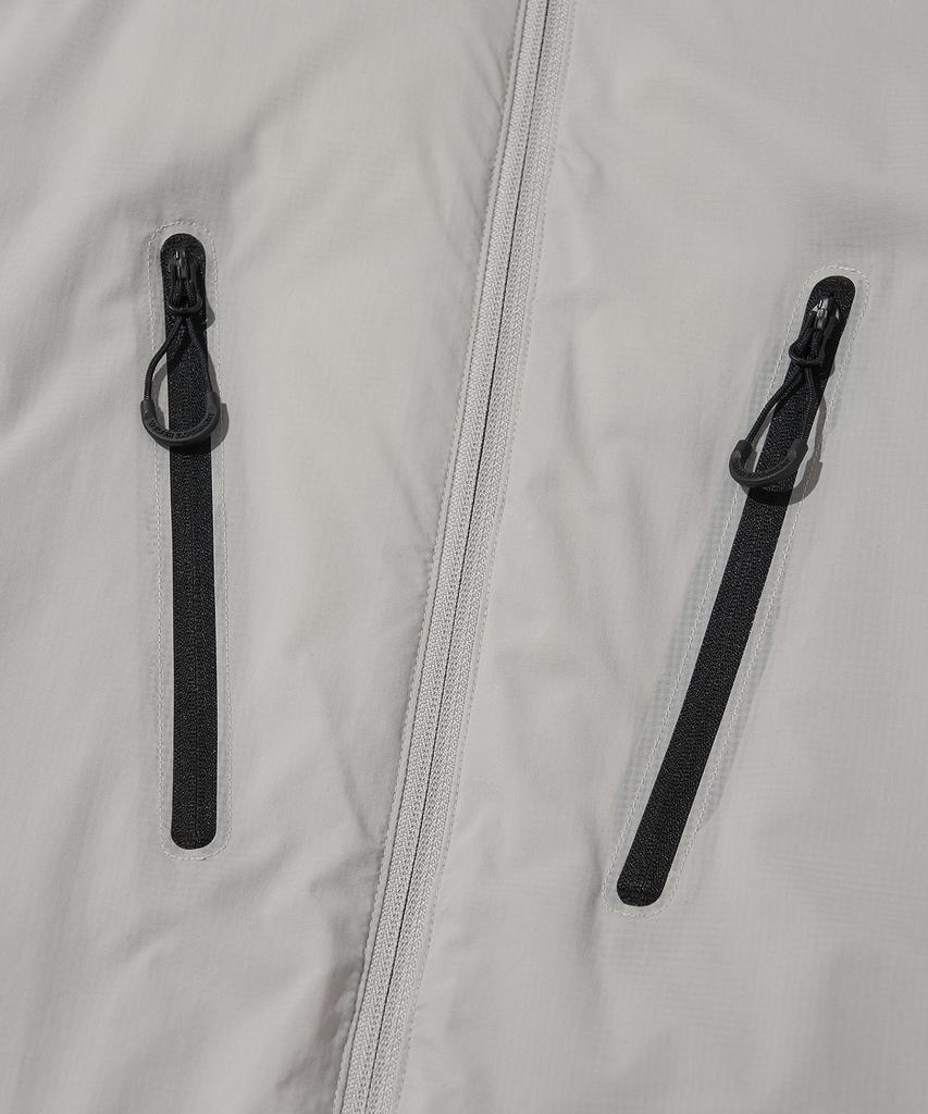 Welter Experiment Reflective Stitch Primaloft Insulation Jacket_Light Gray_Wol086