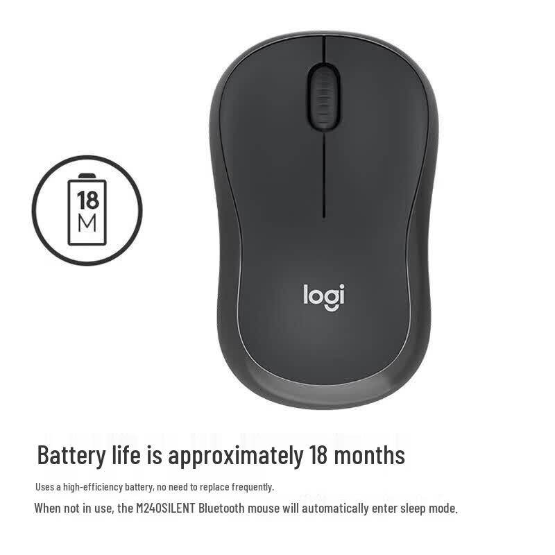 

Logitech M240 Wireless Bluetooth Mouse