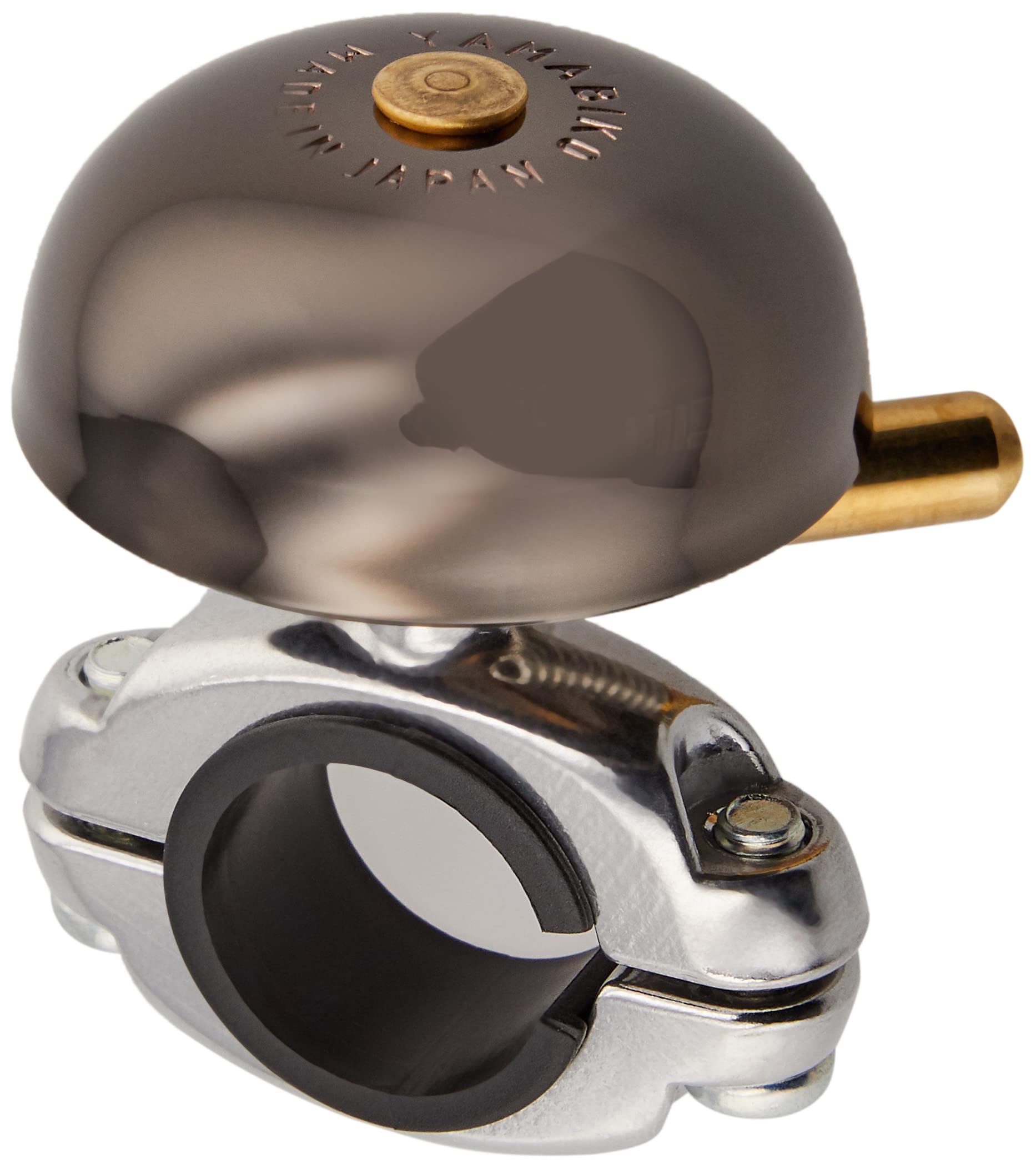 Ogi Kogyo Bicycle Bell Yamabiko Bell OH-2200B Brass Neo Black for 22.2/25.4mm Handlebar Made in Japan