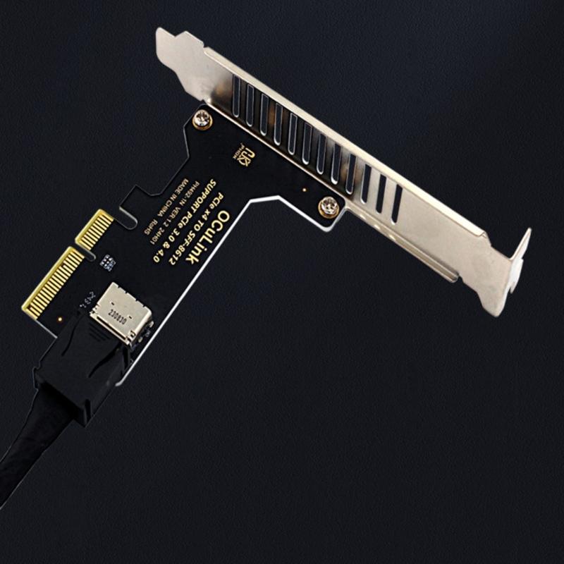 Multifunction PCIe Expansion Adapter Card Pcie To SFF8611 SFF8612 Hard Disk Converter For Storage Device
