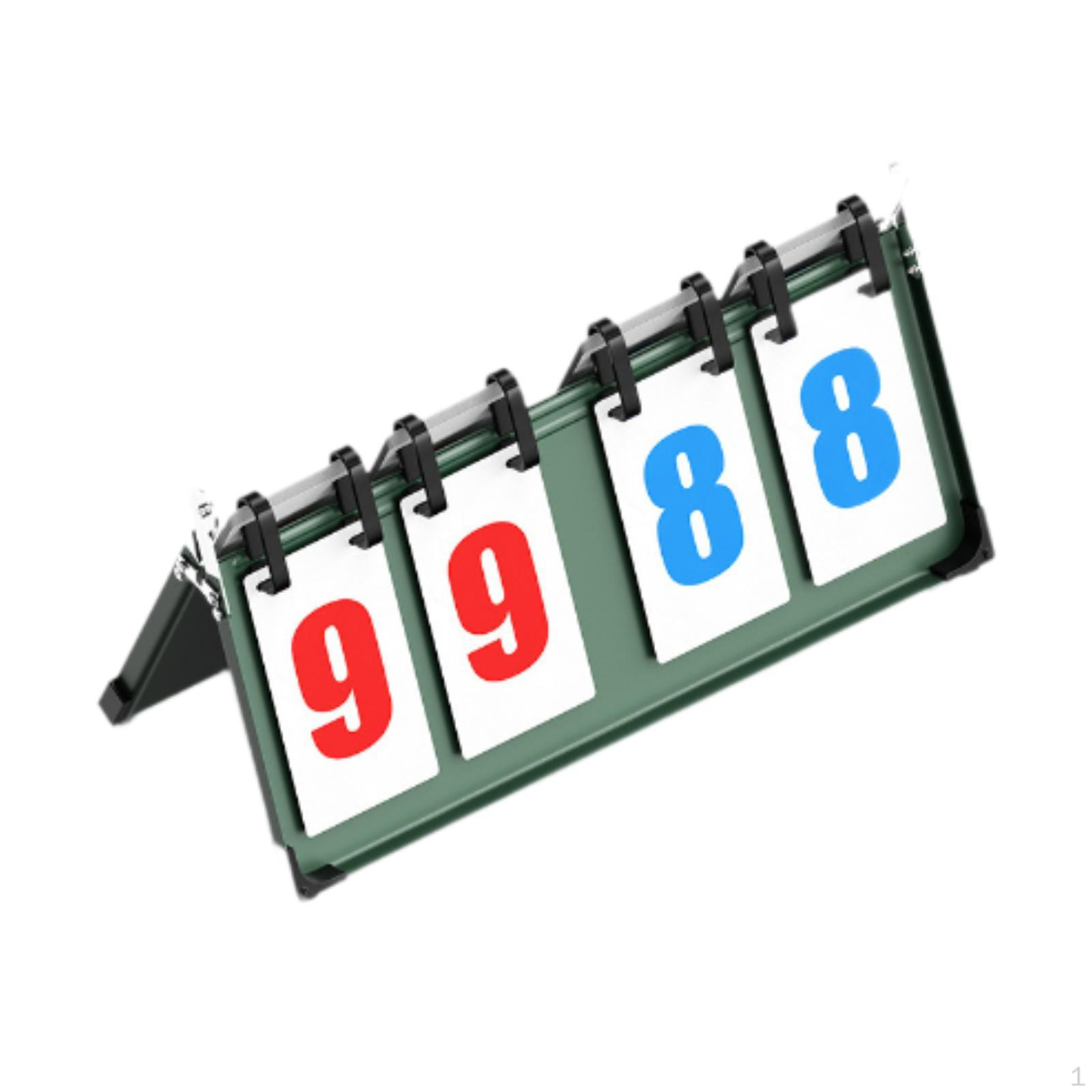 

Спортивное табло с перекидными цифрами Профессиональное портативное настольное табло для 4 Digit Number