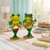 Miniature Animal Statue Planter Decoration, Cute Animal Planter Accessories Resin Statue Garden Aesthetics Plant Decoration Gift Lovers For, Patio,