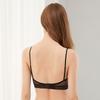 Women Sexy Backless Thin Lace Plus Size Wireless U Shaped Beauty Back Bra