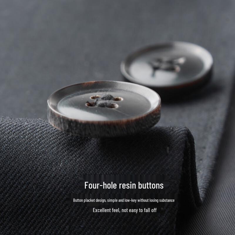 Men's 100% Wool Slim Fit Business Suit Set