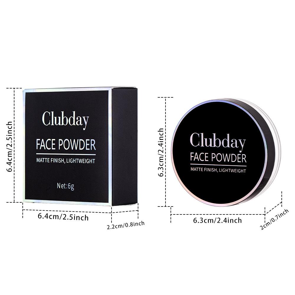 Matte Concealer Grooming Powder Facial Sweatproof No Makeup Control Oil Setting Loose Powder