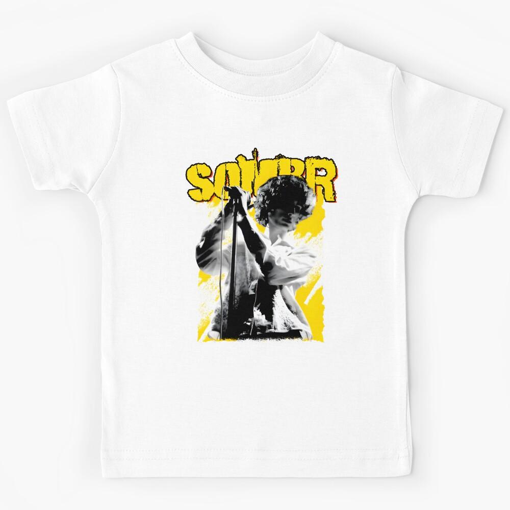 Sombr Singer Live Performance Poster | Black & Yellow Indie Rock Aesthetic Kids T-Shirt 130