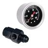 Fuel Pressure Gauge Liquid 0-100psi Oil Press Gauge 1/8" NPT with 6 Fuel Pressur