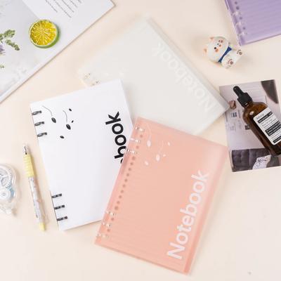 1pc Loose-leaf Notebook A5 Large Capacity with Colorful Index Pages Replaceable Refill for Students Office Accessories