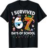 I Survived 67 Days of School Funny Meme Christmas Unisex T-Shirt