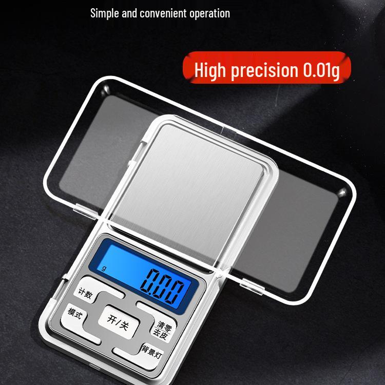 Mini Precision Scale 0.01g for Jewelry, Tea, and Household Use