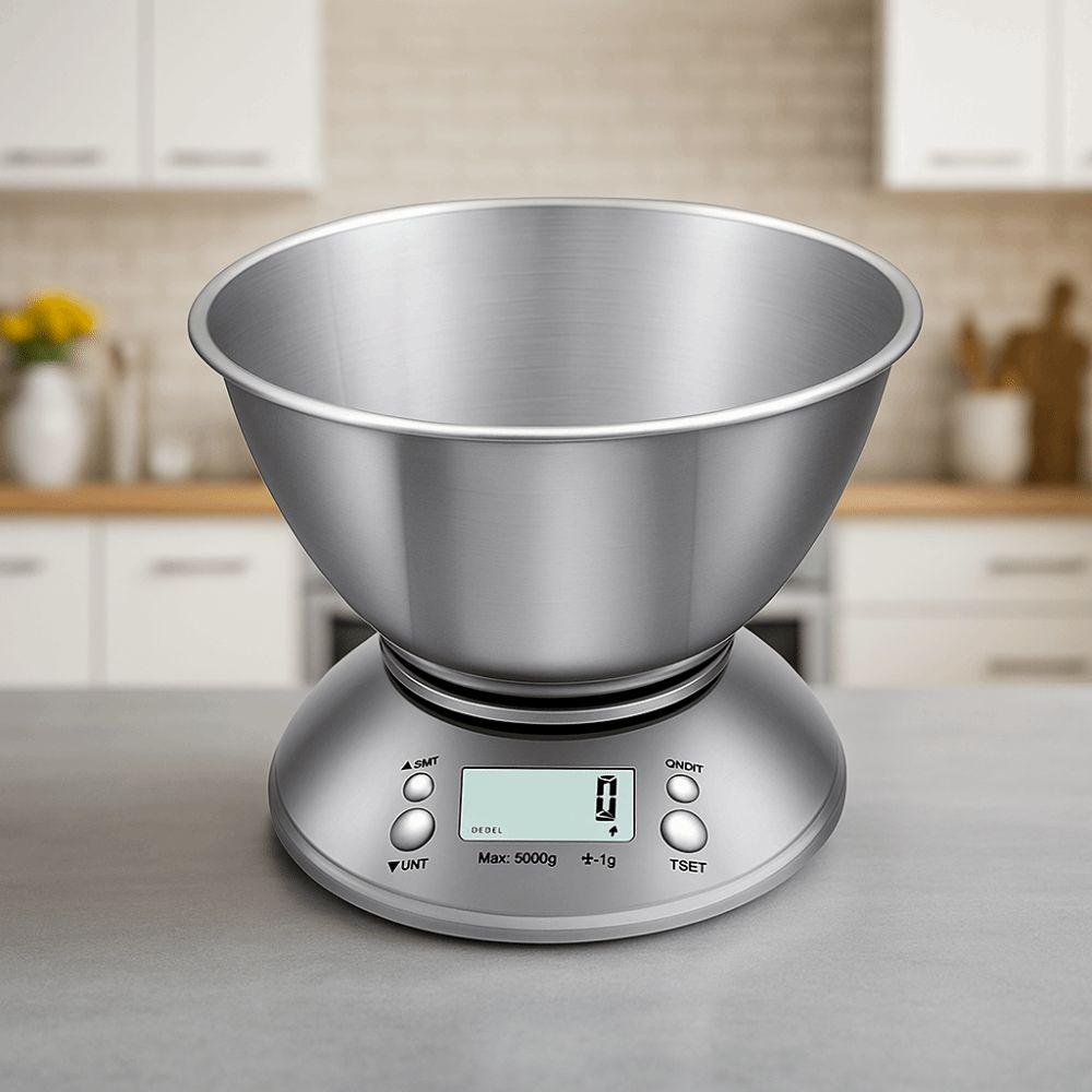 Automatic shutdown Stainless Steel Kitchen Scale Temperature display Zero peeling Kitchen Electronic Scale Overload warning