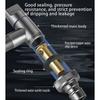 Robinet de Machine à Laver Multi-Usage Laiton Arrêt d'Eau Ouverture Rapide Vanne d'Angle Murale G1/2 Clip d'Arrêt d'Eau Vanne Triangle
