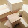 10Pcs Natural Pine Wood Cubes 20mm Smooth Square Blocks DIY Craft Materials for Art Alphabet