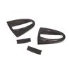 For Mercedes-Benz Smart 451 Fortwo 2009-2015 ABS Car Door Bowl Decorative Protective Cover Trim Car Styling