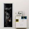 2pcs Domineering Gorilla Wall Stickers, Creative and Personalized Animal Stickers, Home Decoration, Living Room, Bedroom, Entran