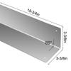 Einfach zu installierender Eckschutz für Vinylverkleidungen Hergestellt aus rostbeständigen Aluminium- und Edelstahlmaterialien