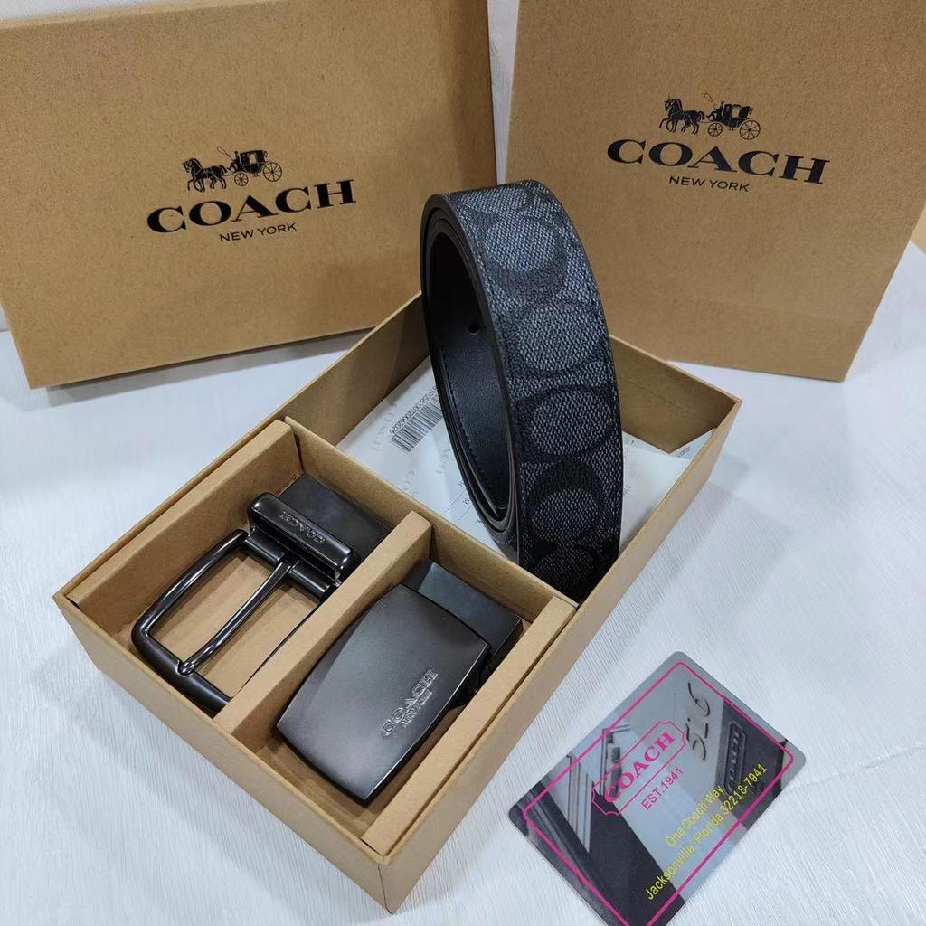 Cinturón de Cuero Clásico de Doble Cara para Hombre - Estilo Versátil para Negocios y Casual