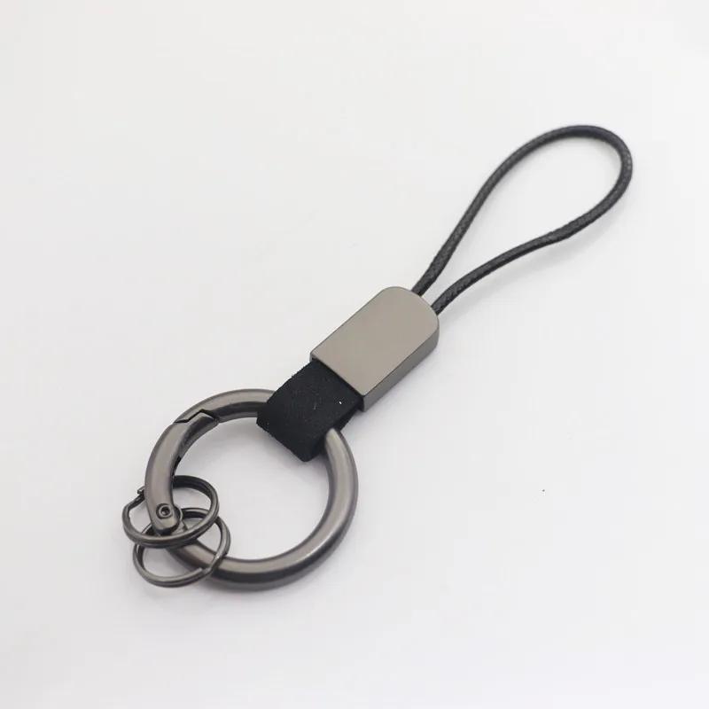 Car Sleek Carbon Fiber Style Keychain - 360° Rotatable, Universal Fit with Anti-Lost D-Ring, Durable for Men & Women Amagi