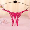 Sexy Water-Soluble Butterfly Bead Open Crotch Thong 3346