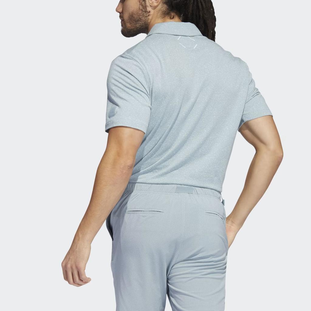 Adidas Adicross Golf Solid Color Casual Polo Shirt Men Polo Shirts Light-Blue HA0592