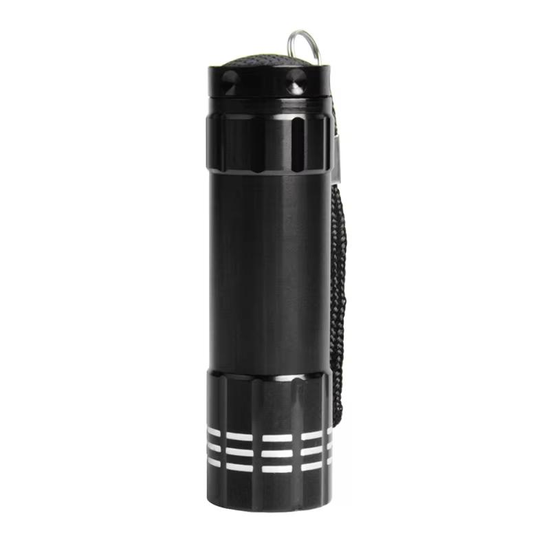 9/12 LED Protable UV Flashlight Black Light 395 NM Ultraviolet Torch Blacklight Detector for Dog Urine Pet Stain and Bed Bug