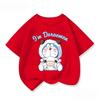 Fashion Short-sleeve T-shirt, Cute Cartoon Print for Summer, Trendy Street Top, Doraemon Children's Clothing