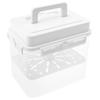 5L Pickle Jar with Press Plate Leakproof Kitchen Organizer Bins For Gherkin Sauerkraut Olive And Kimchi Storage Container