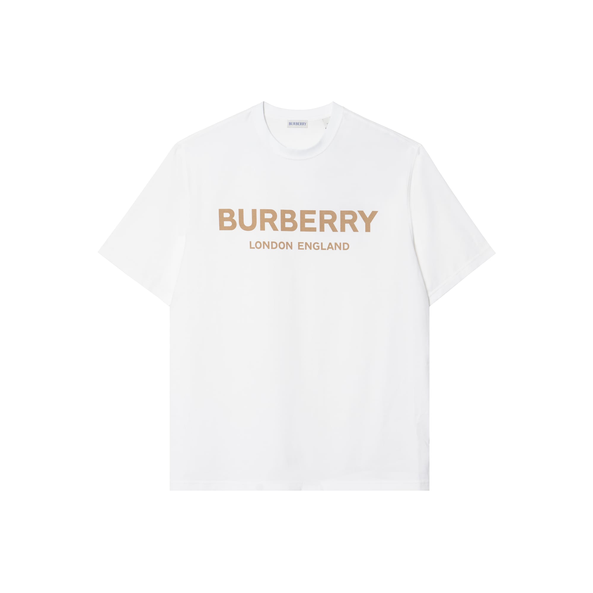 Burberry T-krekli Vīriešu Balts Apaļš kakla