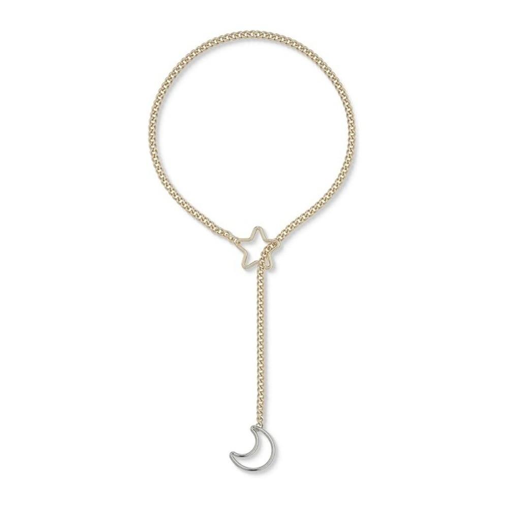 

Black Star Moon Necklace Punk Style Long Y-Necklace Fashion Slip Chain Necklace Women s Jewelry Style 6