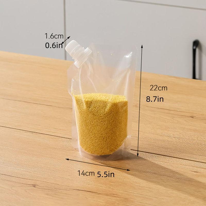 5Pcs Grain Storage Bags, Cold Storage, Food Fresh-keeping Bags, Storage Bags, and Sealed Bags Are Divided Into Bags