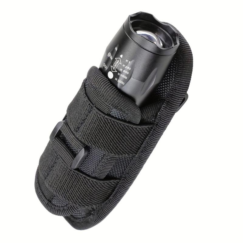 Outdoor Flashlamp Carrying Case Reinforced Locking System Nylon Texture Suitable for Hiking Backpacking Survival Sets