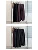 2025 Autumn Plus Size High Waist Loose Casual Twill Satin Pants for Women - Slimming, Versatile, and Long Fit