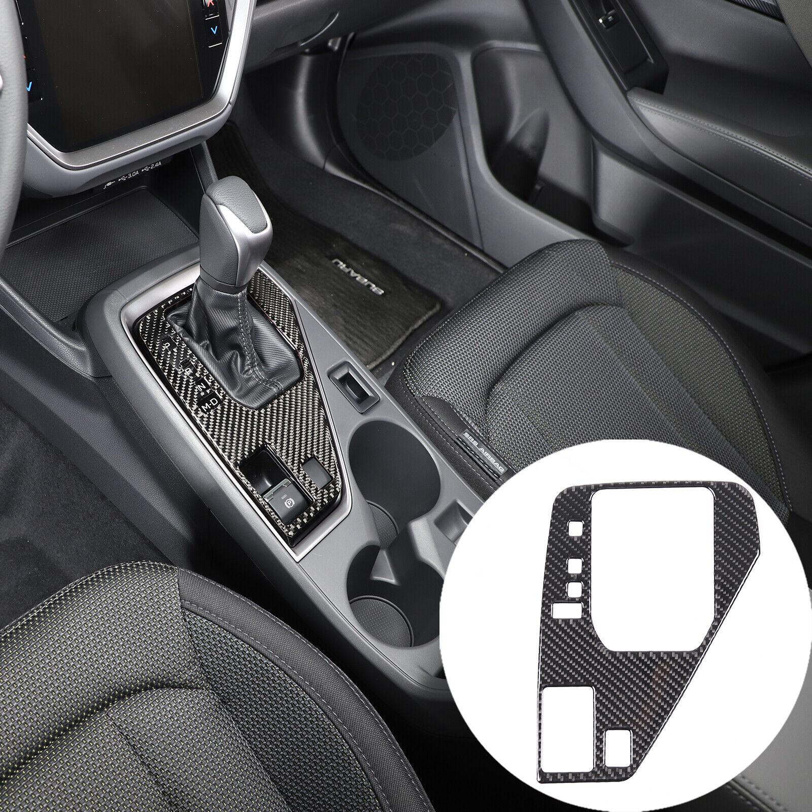 Carbon Fiber Center Console Gear Shift Panel Sticker For Subaru Crosstrek 22+ US