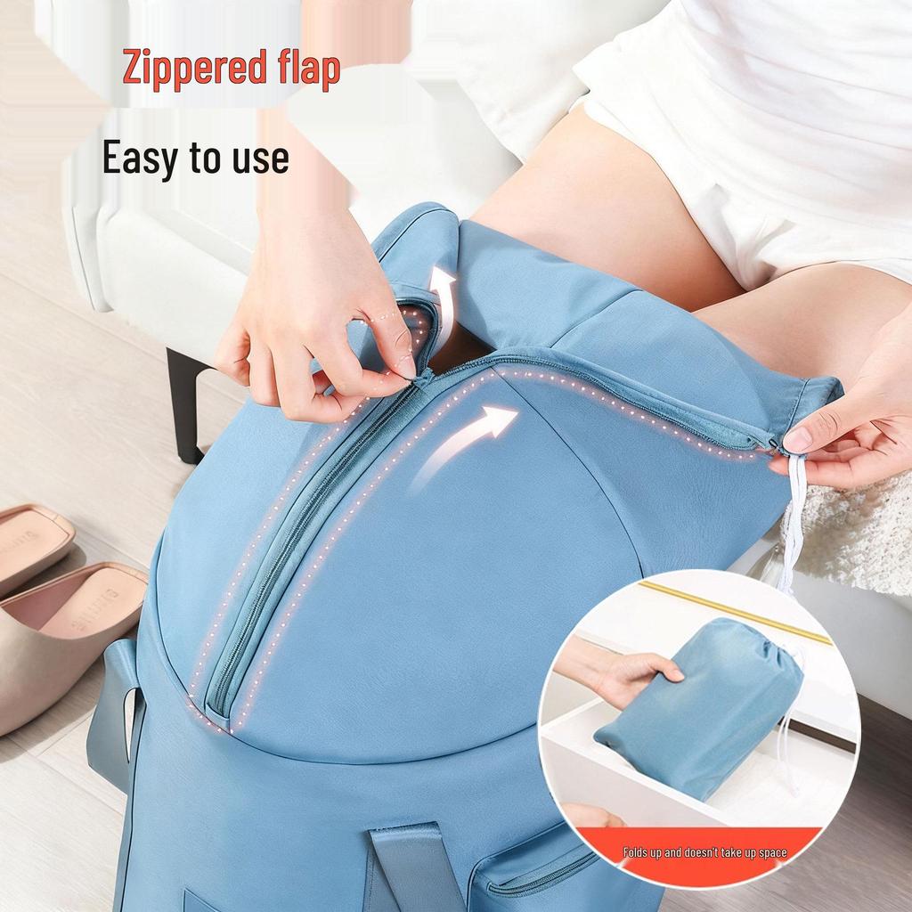 Portable Insulated Folding Foot Bath Bag - Deep Soak Over-Knee Basin for Adults, Perfect for Travel & Home Use