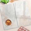 Kitchen Multifunctional Decorative Tempered Glass Boards Marble 2X30X52 Cm