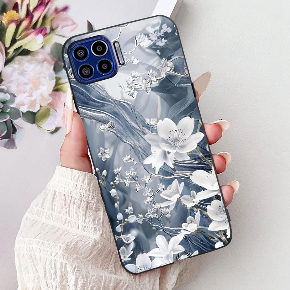 For Motorola Moto One 5G Case Luxury Fashion Painted Cover 6.7'' Soft TPU Phone Case For Motorola One MotoOne 5G Back Cover Bags