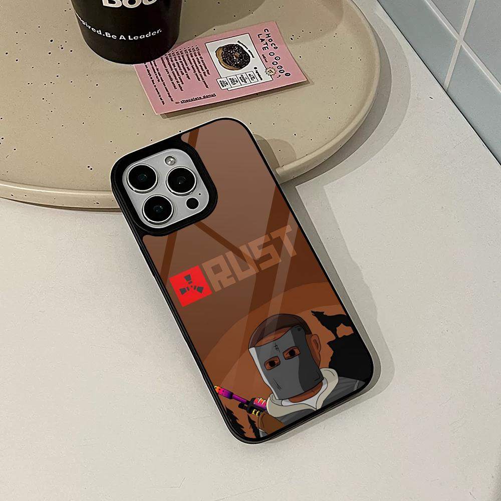 RUST Game Phone Case for Iphone 17 16 15 14 Air 13 12 11 Pro Max Mini Plus Fundas Shell PC+TPU Cover