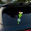 Car Flowers 3D Romantic Alphabet Letter Sticker Flower Car Accessories For Glass Window Automotive Vehicle Exterior Outdoor Home