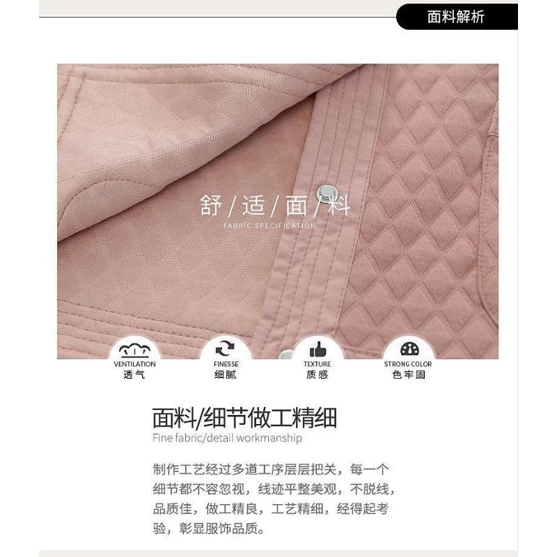 Autumn and Winter Women's Button-down Long-sleeved Cardigan Coat Pocket Elegant Solid Color Fashion Top