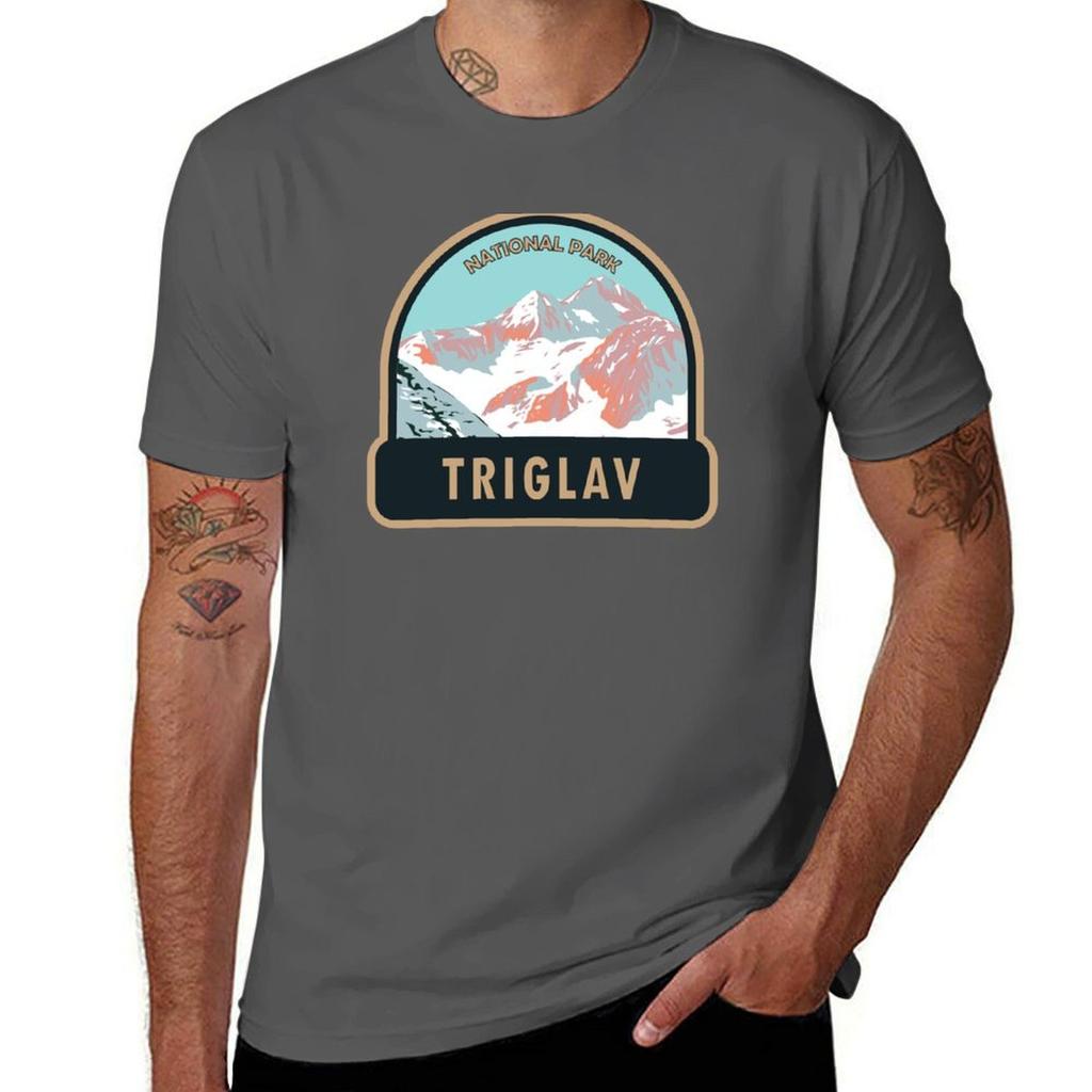 Triglav Nationalpark Berg Triglav Slowenien T-Shirt Urlaubs-Freizeit Kurzarm-Oberteil