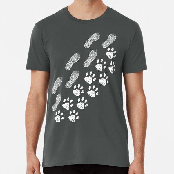 

Dog paws shoe print puppy dog women men Prem S to 5XL Made in the AU/USA T-Shirt XL