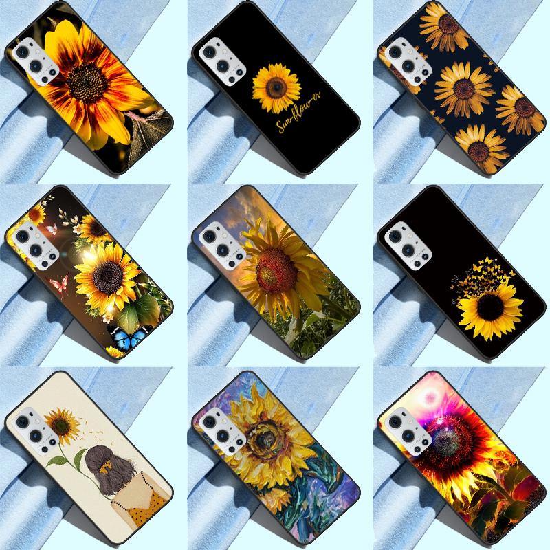 Beauty Yellow Sunflower Funda For OnePlus 13R 13 12 R 11 9 10 Pro 8T 9RT 10T OnePlus Nord CE 4 2 3 Lite N20 N30 Case