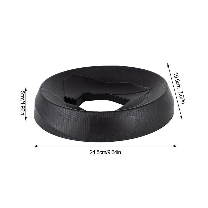 Motorcycle Helmets Stand | Soft Cushion Base Safety Hat Stand | Portable Helmets Service Pad Donut Ring for Motorcycle Helmets