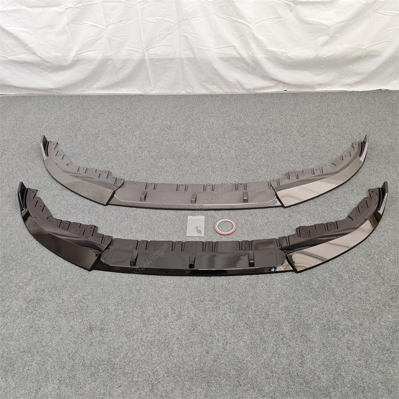 Car Front Bumper Splitter Lip Diffuser For BMW 4 Series G24 G26 420i 430i I4 M50 M-Sport Gran Coupe 4Door 2021-2024 ABS Body Kit