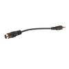 Mini DIN 4 Pin To RCA Cable Female To Male Plug and Play S Video To RCA Adapter Cord for DVD CD Player PC HDTV